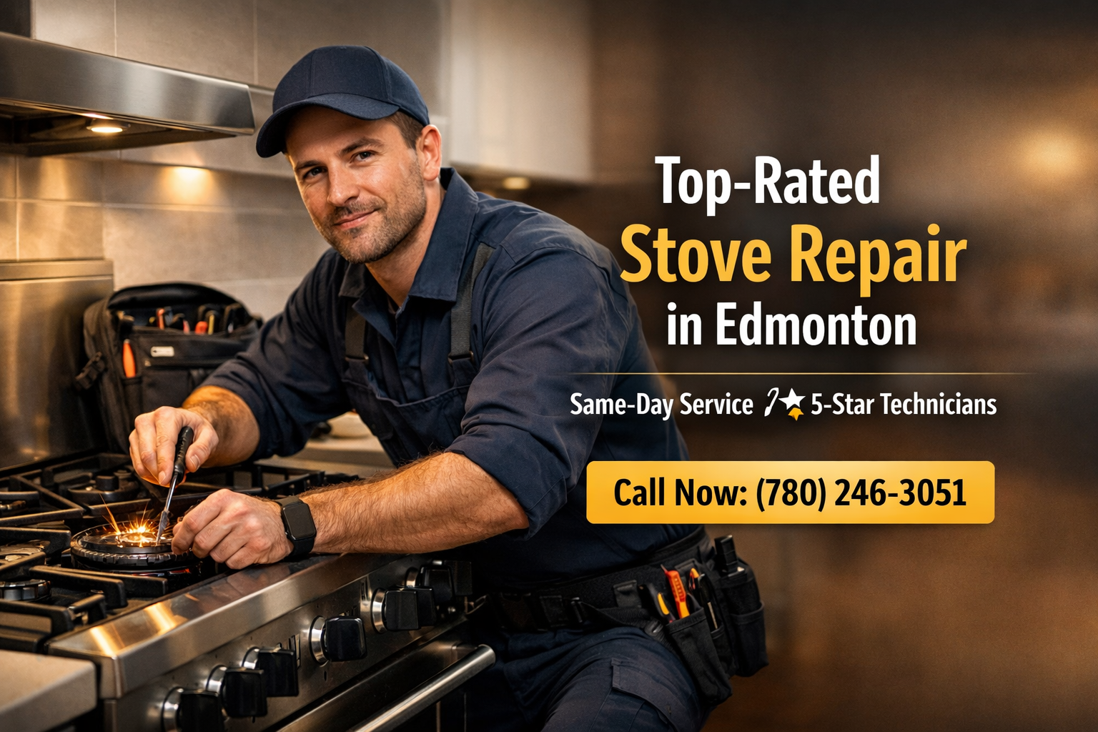 Top-Rated Stove Repair Service in Edmonton | 5-Star Technicians