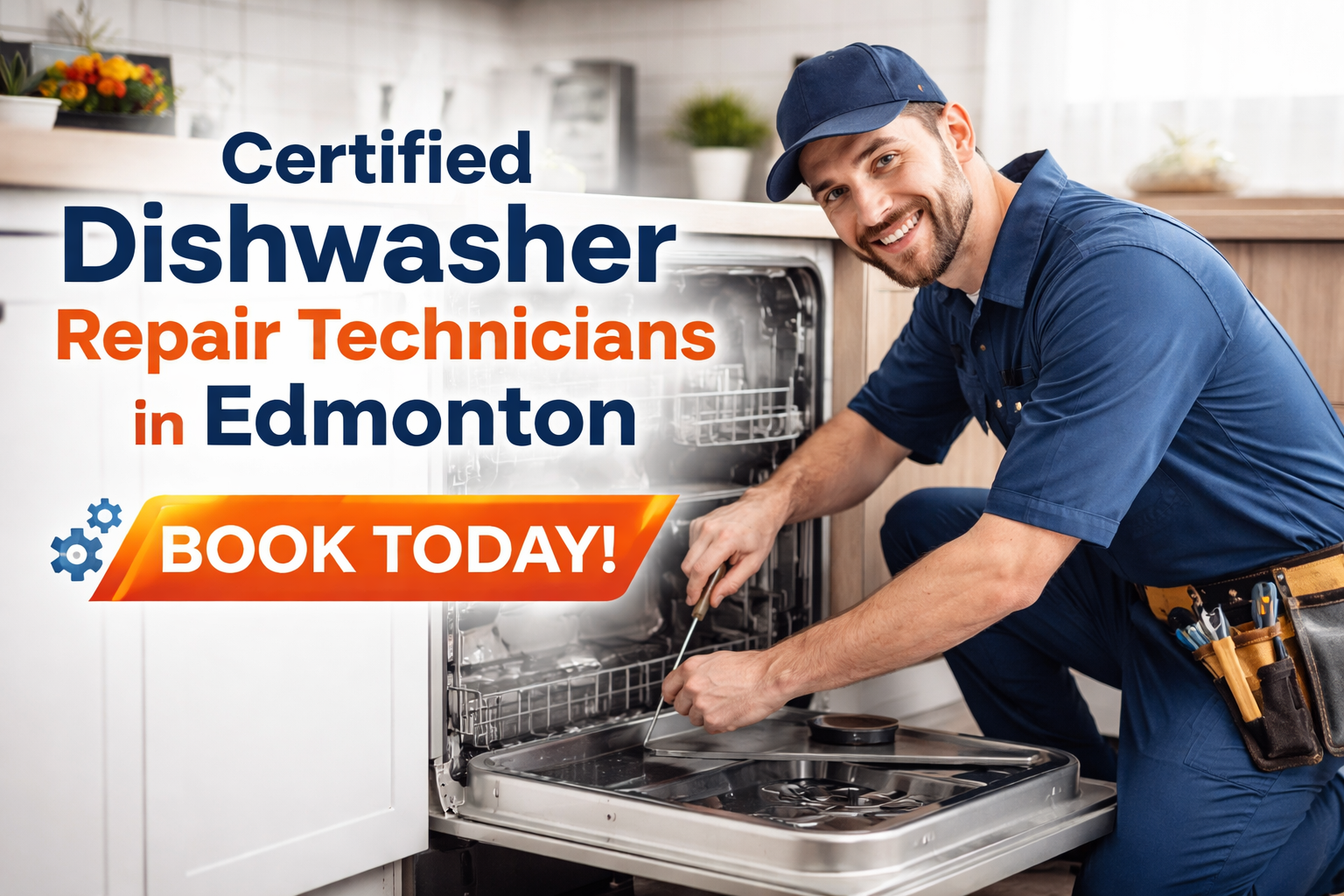 Certified Dishwasher Repair Technicians in Edmonton | Book Today