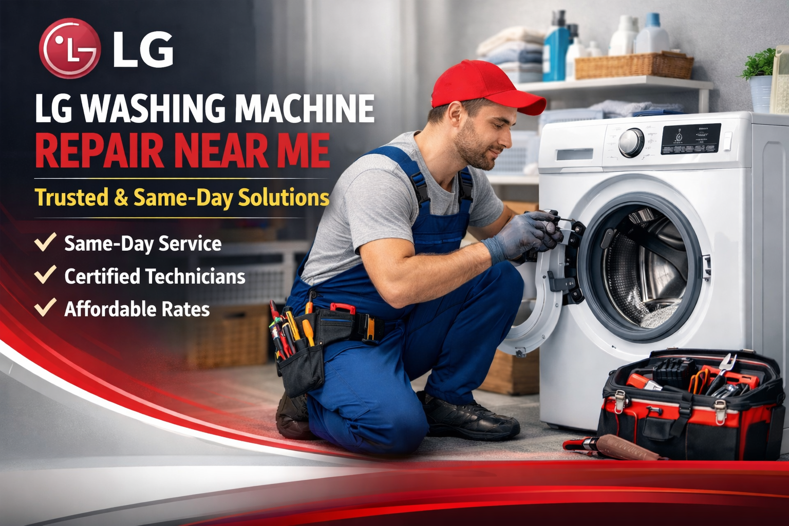 LG Washing Machine Repair Near Me | Trusted & Same-Day Solutions